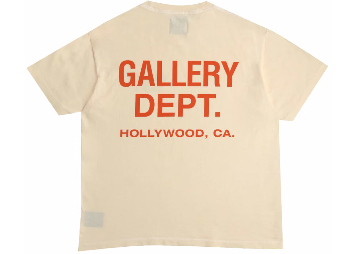 Gallery Dept. Souvenir T-Shirt – Cream/Orange