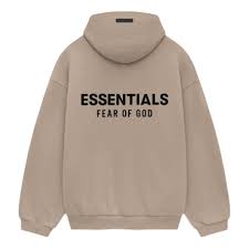 Fear of God Essentials Fleece Hoodie - Desert Sand
