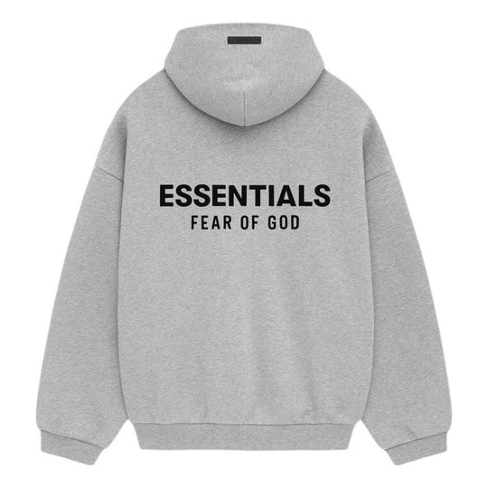 Fear of God Essentials FW24 Fleece Hoodie - Light Heather Grey