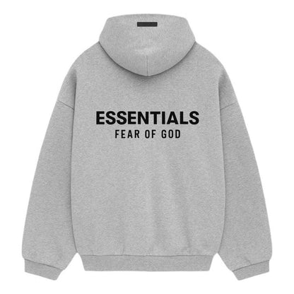 Fear of God Essentials FW24 Fleece Hoodie - Light Heather Grey